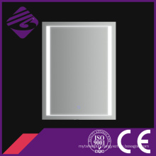 Newly-Designed Decorative Square Silver Bathroom Wall Mirror with LED Light